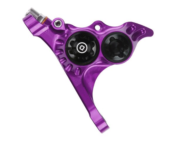 Hope RX4+ Road/Gravel Disc Brake Caliper (Purple) (Hydraulic) (Front) (Front Flat DM +20) (DOT)