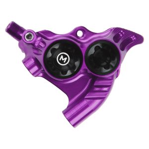 Hope RX4+ Road/Gravel Disc Brake Caliper (Purple) (Hydraulic) (Front or Rear) (Flat Mount Direct+20)