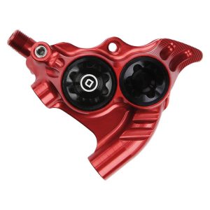 Hope RX4+ Road/Gravel Disc Brake Caliper (Red) (Hydraulic) (Front or Rear) (Flat Mount Direct+20) (D