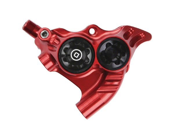 Hope RX4+ Road/Gravel Disc Brake Caliper (Red) (Hydraulic) (Front or Rear) (Standard Flat Mount) (DO