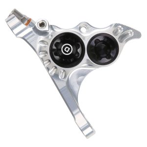 Hope RX4+ Road/Gravel Disc Brake Caliper (Silver) (Hydraulic) (Front) (Front Flat DM +20) (DOT)