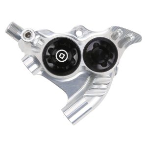 Hope RX4+ Road/Gravel Disc Brake Caliper (Silver) (Hydraulic) (Front or Rear) (Flat Mount Direct+20)