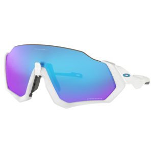 Oakley Flight Jacket Prizm Sunglasses - Matt White / Polished White / Prizm Sapphire Iridium