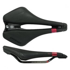 Prologo Dimension AGX Space Saddle (Hard Black) (w/Slide Control) (Tirox Rails) (153mm) (Adventure,