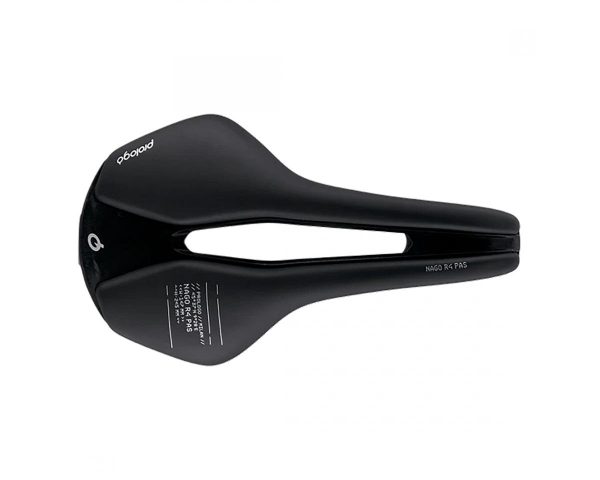 Prologo Nago R4 PAS Saddle (Black) (Nack Carbon Rails) (147mm) (Perineal Area System)