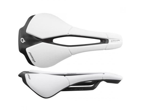 Prologo Scratch M5 PAS Saddle (White) (Nack Carbon Rails) (140mm) (Perineal Area System)