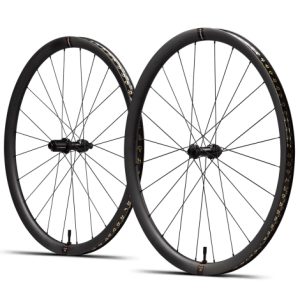 Reserve 32|GR Carbon Road Wheelset - 700c - Black / 12mm Front - 142x12mm Rear / Sram XDR / Centerlock / Pair / 12 Speed / Clincher / 700c