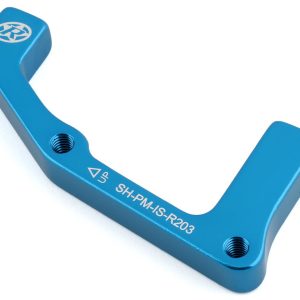 Reverse Components Disc Brake Adapters (Blue) (IS Mount | Shimano) (203mm Rear)