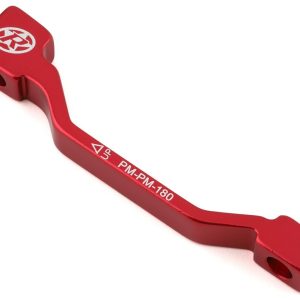 Reverse Components Disc Brake Adapters (Red) (Post Mount) (180mm Front/Rear)