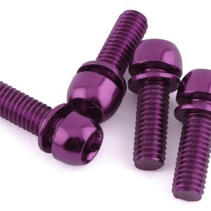 Reverse Components Disc Brake Caliper Bolts (Purple) (M6 x 18) (4)