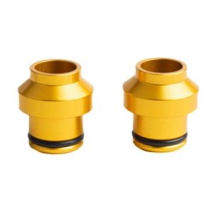 SeaSucker Huske Fork Thru-Axle Plugs - Gold / 15 x 110