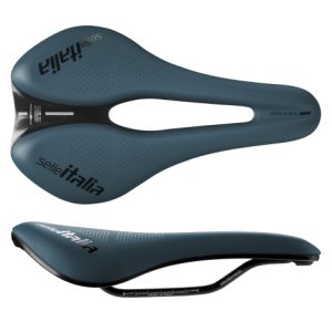 Selle Italia Novus Boost Evo TM Superflow Gravel Saddle - Blue Granite / L3