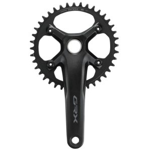 Shimano GRX RX610 Gravel Chainset - 1x12 Speed - Black / 40 / 170mm / 12 Speed