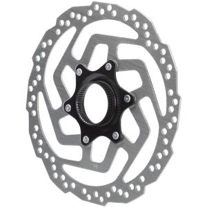 Shimano SM-RT10 Disc Brake Rotor (Silver/Black) (Centerlock) (180mm) (For Resin Pads Only)