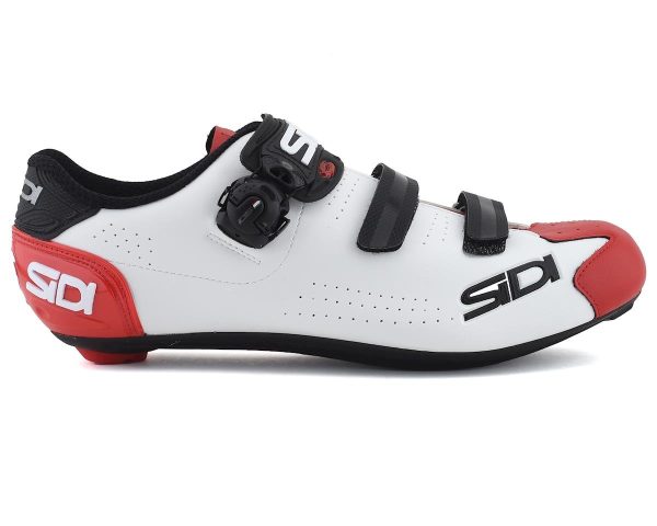 Sidi Alba 2 Road Shoes (White/Black/Red) (42)