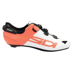 Sidi Shot 2S Pro Road Shoes (White/Coral) (41)