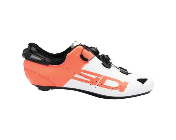 Sidi Shot 2S Pro Road Shoes (White/Coral) (42)