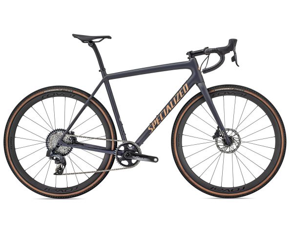 Specialized Crux Pro Carbon Gravel Bike (Satin Dusty Blue/Ice Papaya) (52cm)