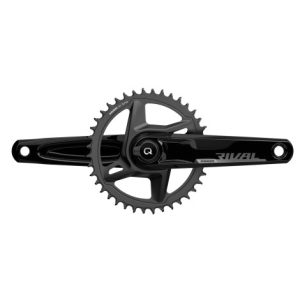 Sram Rival 1 DUB Wide Power Meter Chainset - 12 Speed - Black / 46 / 172.5mm / 12 Speed