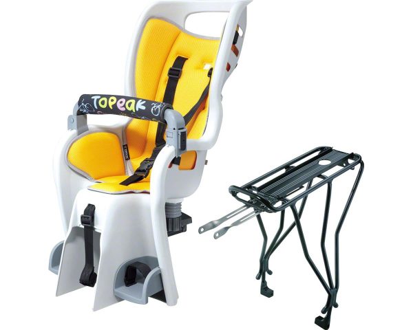 Topeak Baby Seat II Child Seat & Rack (Grey/Yellow) (29") (For Disc Brake)