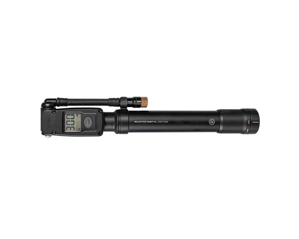 Topeak Mountain Digital 2-Stage Pump (Black) (Works for Shocks & Tires)