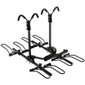 TransIt Flatbed DLX Hitch Rack (Black) (4 Bikes) (2" Receiver)