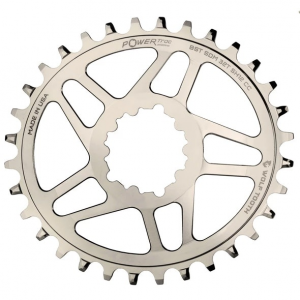 Wolf Tooth Components | Elliptical Dm Chainring, Cane Creek & Sram Cranks | Nickel | 32T | Aluminum