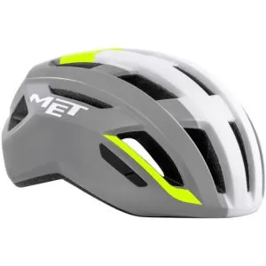 MET Vinci MIPS Road Helmet - Grey / Yellow / Small / 52cm / 56cm