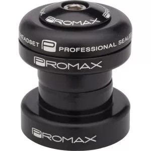 Promax PI-1 Press-in 1" Headset (Black) (Alloy Sealed Bearing) (EC30/25.4) (EC3... - PX-HS1300PI1-BK