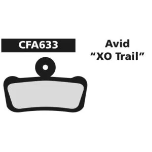 EBC Brake Disc Pads - Sintered - FA633HH - Avid X0 Trail