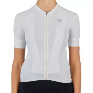 Sportful Monocrom Women's Short Sleeve Cycling Jersey - SS21 - White / XSmall