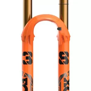FOX 38 Factory Suspension Fork - 27.5", 180 mm, 15QR x 110 mm, 44 mm Offset, Shiny Orange, GRIP 2
