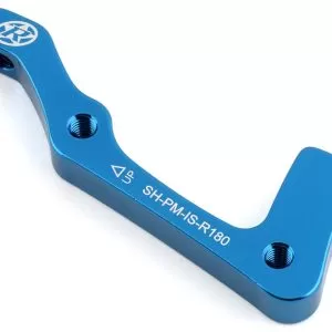 Reverse Components Disc Brake Adapters (Blue) (IS Mount | Shimano) (180mm Rear) - 02044