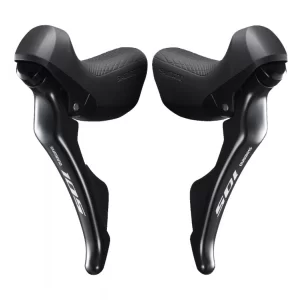 Shimano | 105 ST-R7000 Shifter/Brake Lever | Black | Left and Right Set, 2X11-Speed