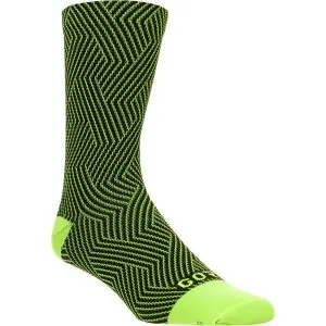 GOREWEAR C3 Optiline Mid Sock Neon Yellow/Black, 6.0-7.5 - Men's