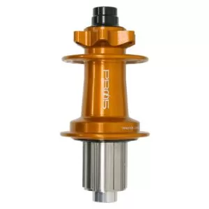 Hope Pro 5 6-Bolt Rear Hub - Boost 148x12mm - Orange / 148 x 12mm / Sram XD Drive / 6 Bolt / 12 Speed / E-Bike / 32H