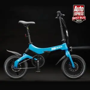 MiRider One Folding E-Bike - Blue / Black