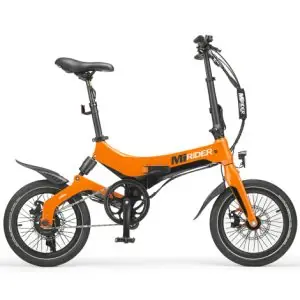 MiRider One Folding E-Bike - Orange / Black