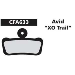 EBC Brake Disc Brake Pads - Standard - Red / FA633R - Avid XO Trail