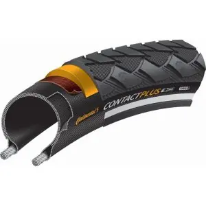 Continental Contact Plus Safetyplus Breaker 700c X 40 Rigid Urban Tyre Zwart 700C x 40